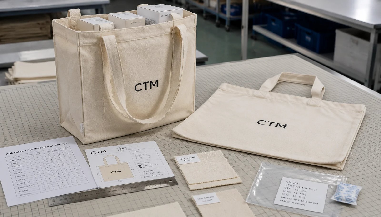Canvas Grocery Totes for Skincare Brands: Quality Inspection Checklist for B2B Buyers