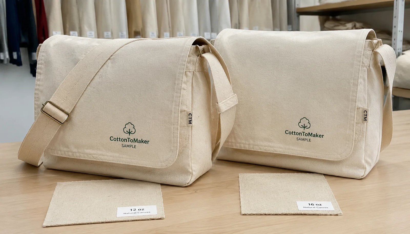 Canvas Messenger Bag Fabric Weight Guide for Natural Grocers