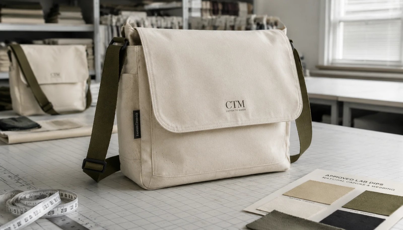 Canvas Messenger Bags for Natural Grocers: Logo Placement Buyer Guide