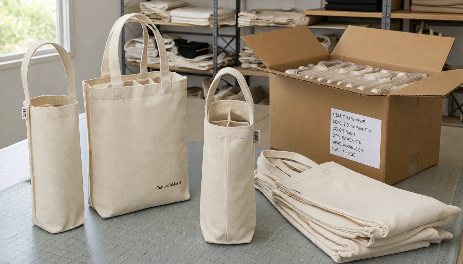 Canvas Wine Carrier Carton Planning Guide for Natural Grocer Buyers