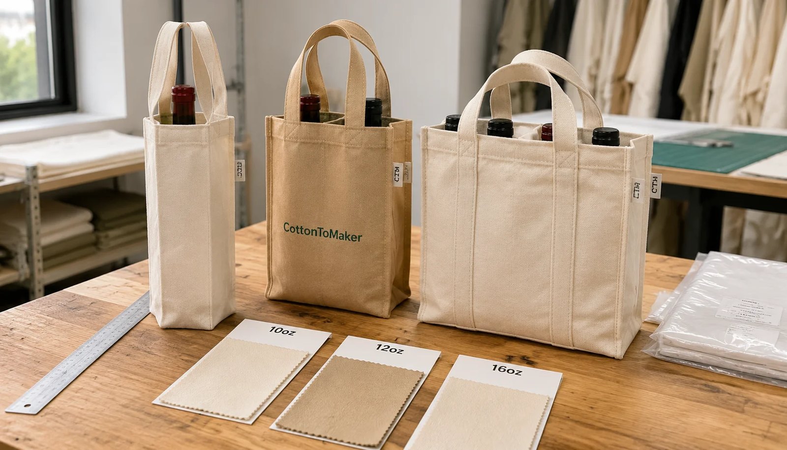 Canvas Wine Carrier Fabric Weight Guide for Natural Grocer Buyers