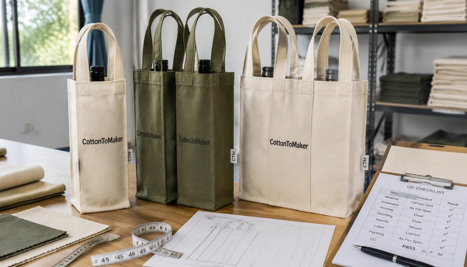 Canvas Wine Carriers for Natural Grocers: Lead Time Planning Guide