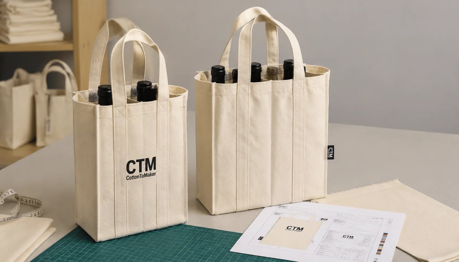 Canvas Wine Carriers for Natural Grocers: Print Proofing Checklist