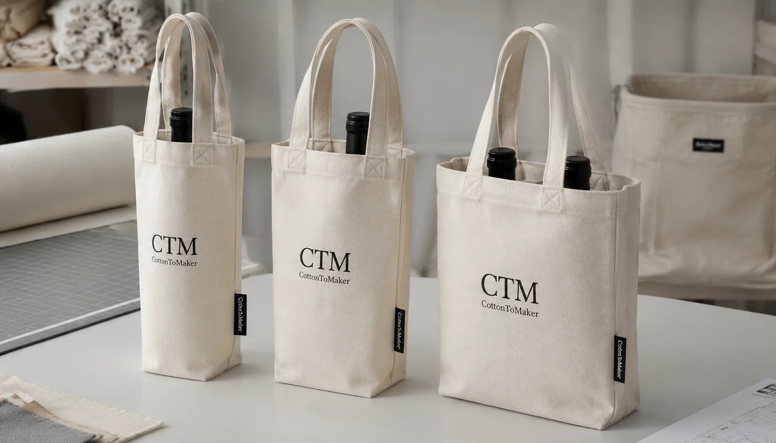 Canvas Wine Carriers for Skincare Brands: Bulk Pricing Plan