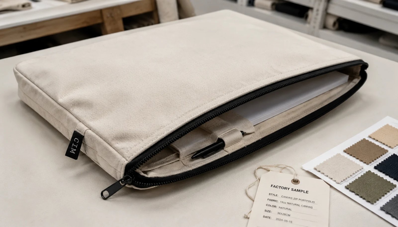Canvas Zipper Portfolio MOQ Planning Guide for Museum Shops