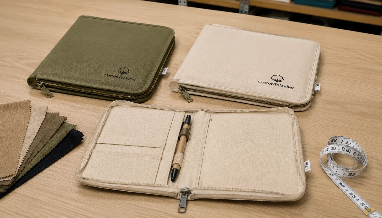 Canvas Zipper Portfolios for Natural Grocers: Durability Test Guide