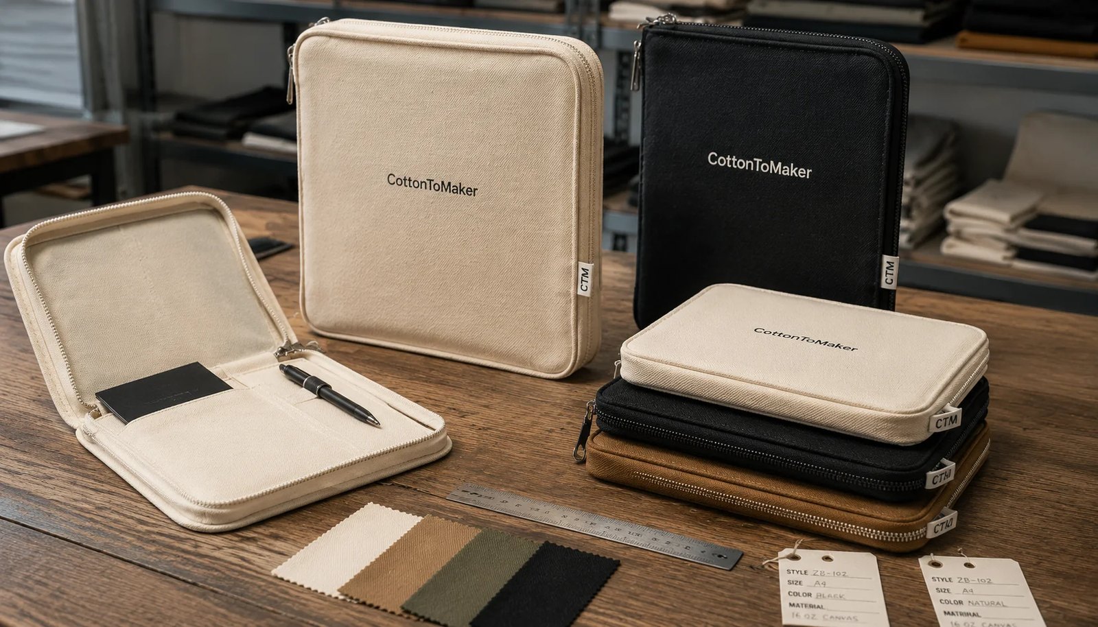 Canvas Zipper Portfolios for Liquor Retailers: Wholesale Buying Guide
