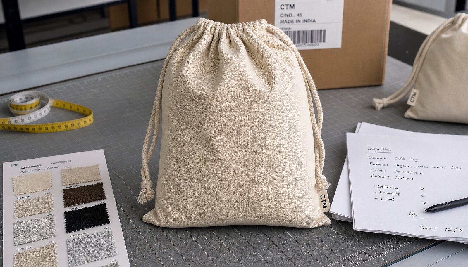 Cotton Bag For Retail Buyers buyer guide with CTM label and factory evidence