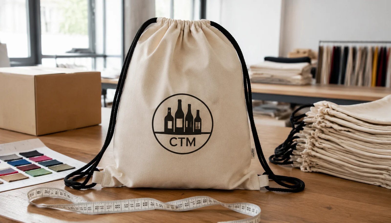 MOQ Negotiation for Cotton Drawstring Backpacks in Liquor Retail