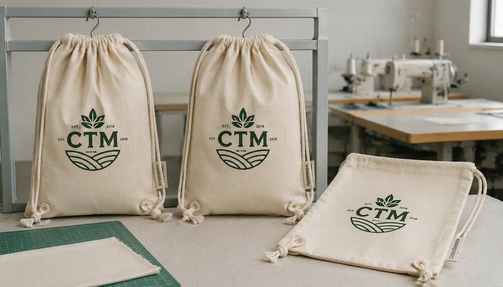Cotton Drawstring Backpacks Print Proofing Guide for Natural Grocers
