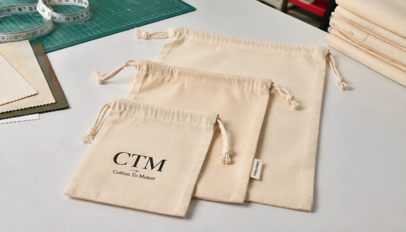 Cotton Drawstring Pouch Bulk Pricing Plan for Natural Grocers