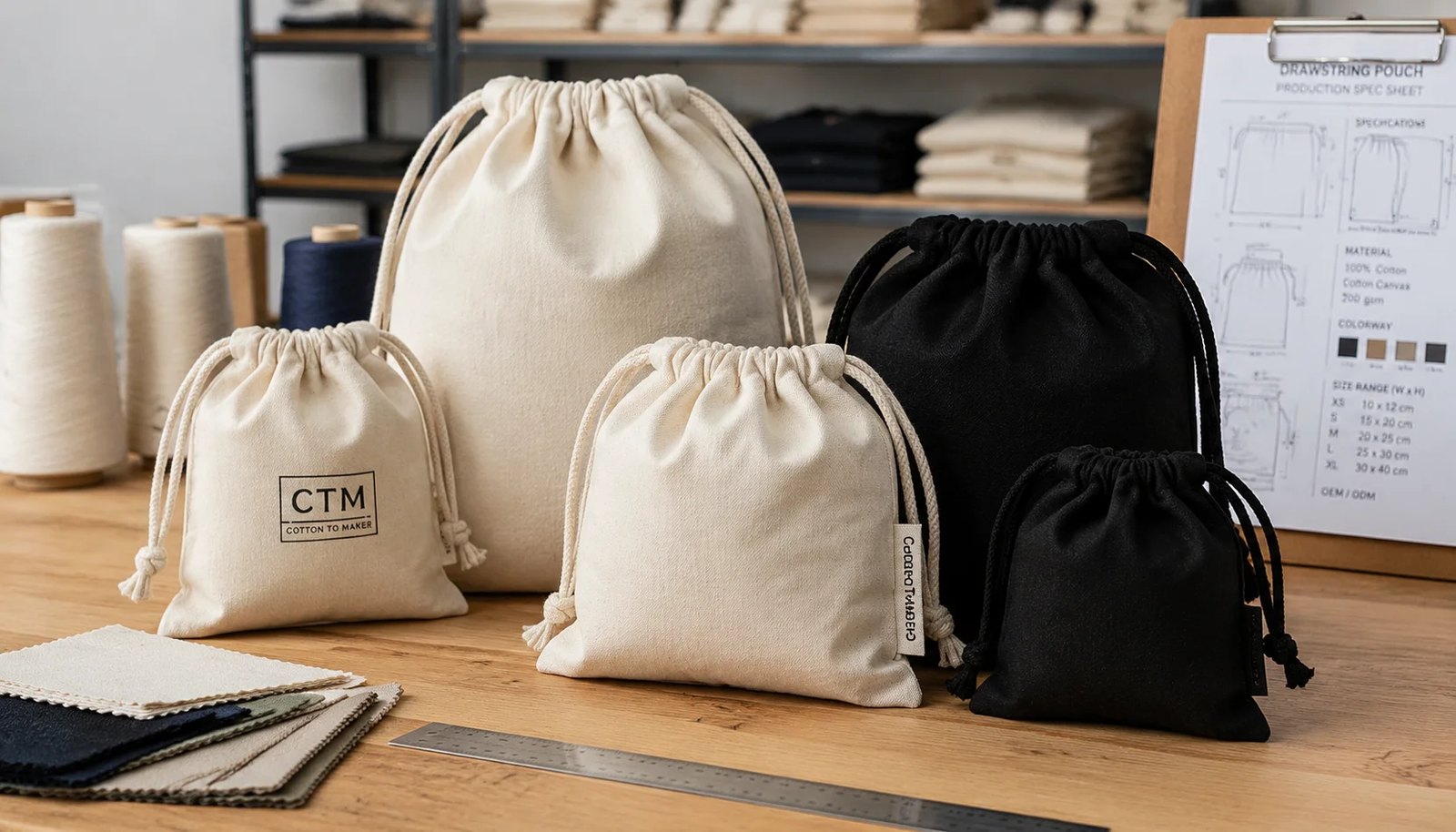 Cotton Drawstring Pouch Bulk Quote Guide for Museum Shops
