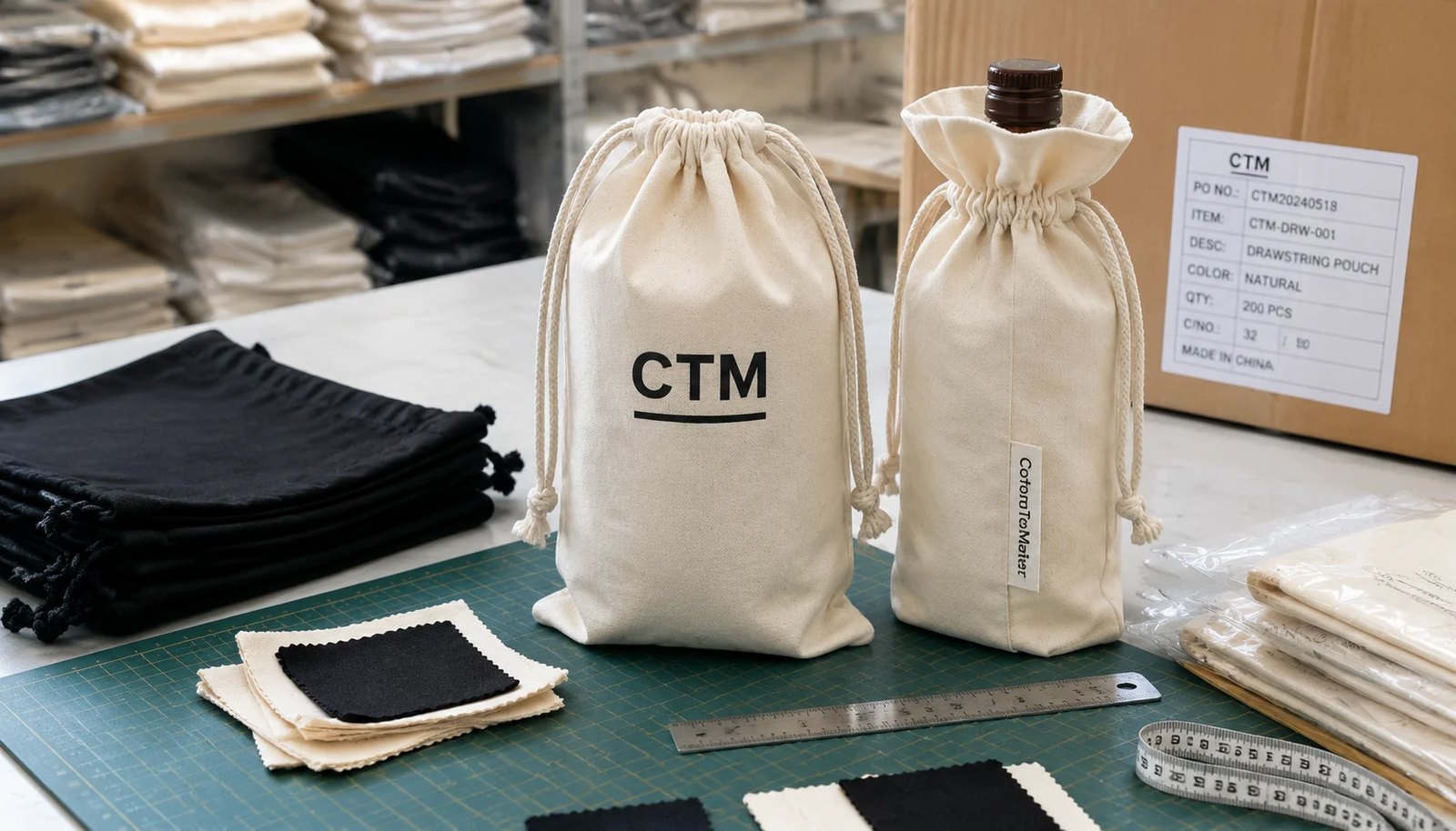 Cotton Drawstring Pouch Lead Time Guide for Liquor Retail Buyers