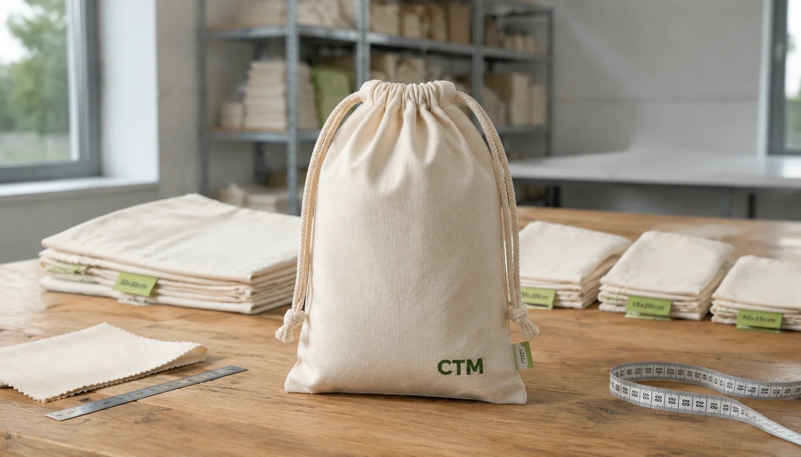 Cotton Drawstring Pouch Lead Time Planning for Natural Grocers