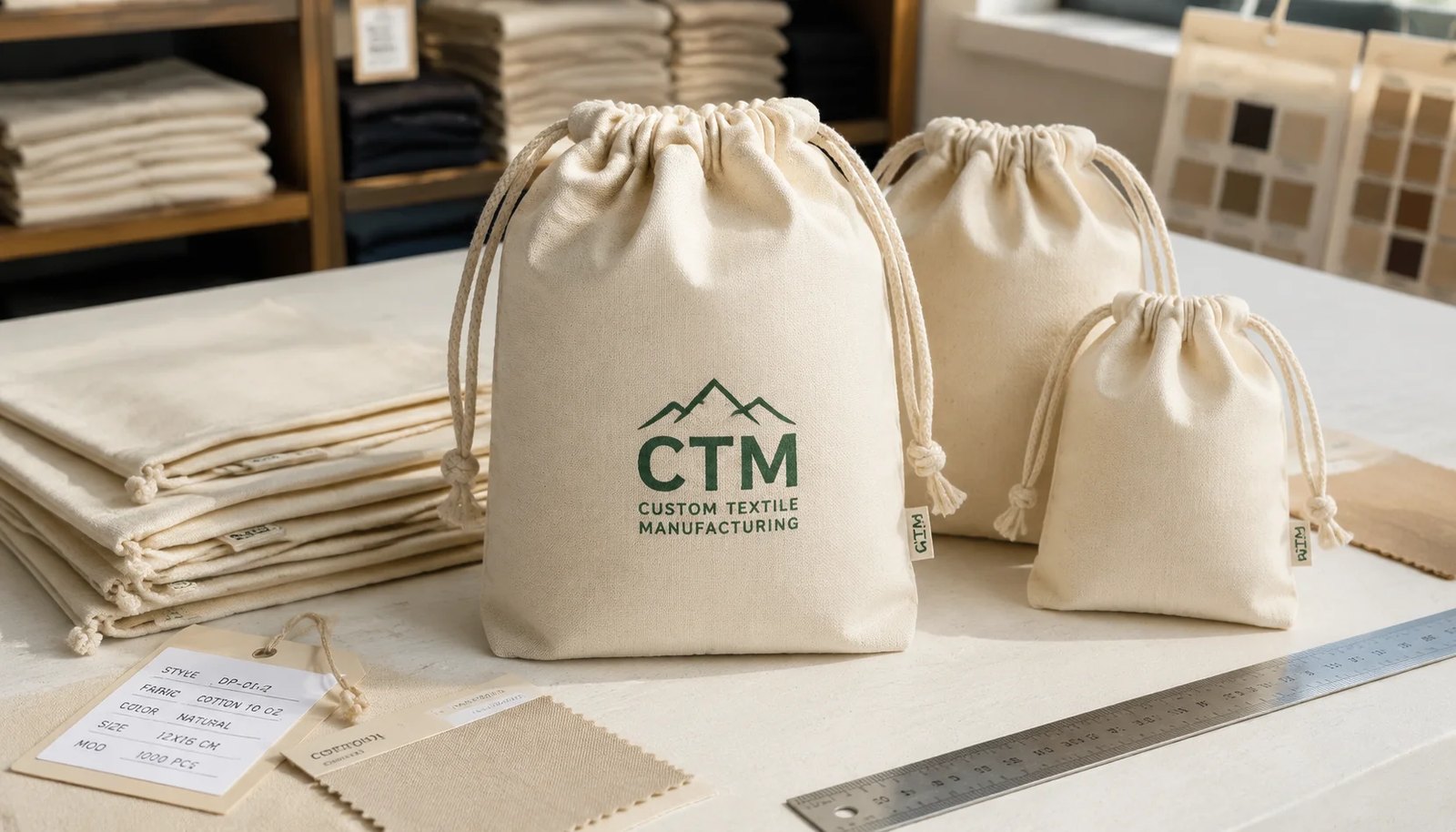 Cotton Drawstring Pouches Lead Time Guide for Natural Grocers