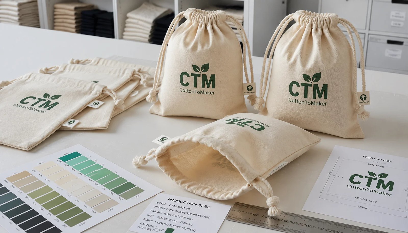 Cotton Drawstring Pouches for Natural Grocers: Print Proofing Checklist for Buyers