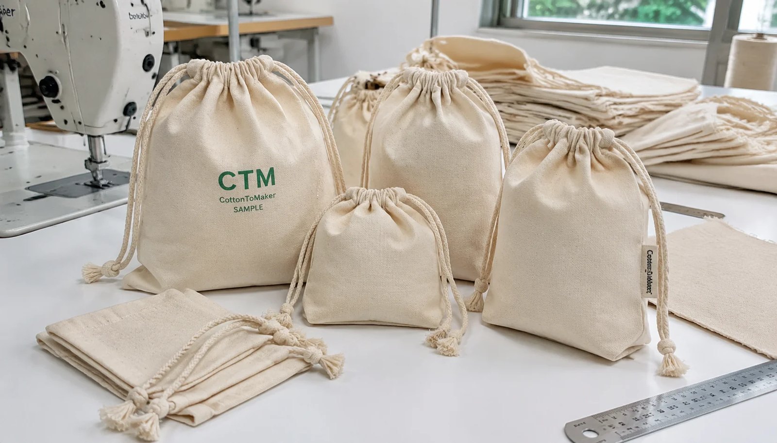Cotton Drawstring Pouches QC Checklist for Natural Grocers