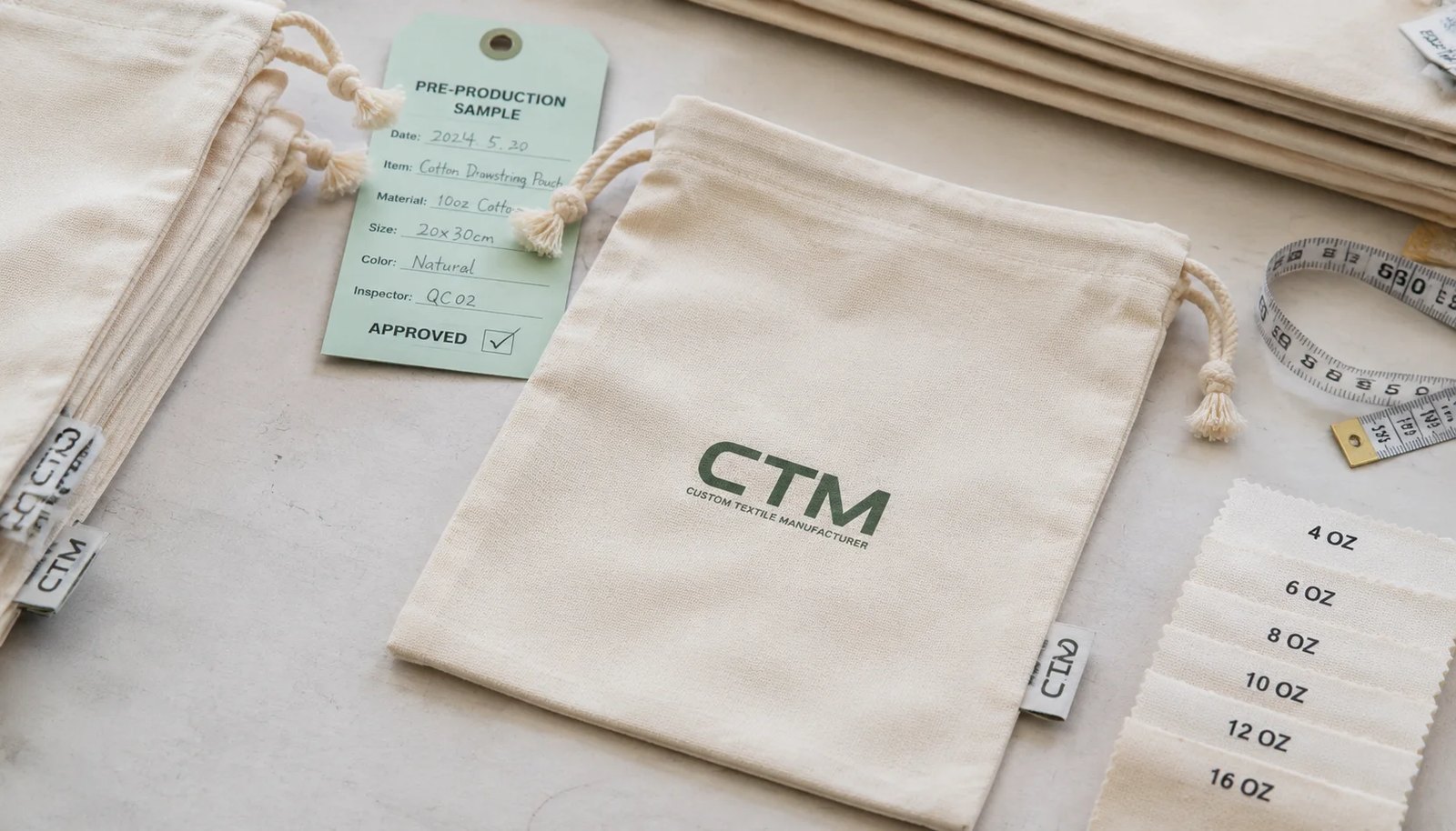 Cotton Drawstring Pouches QC Checklist for Natural Grocers Buyers