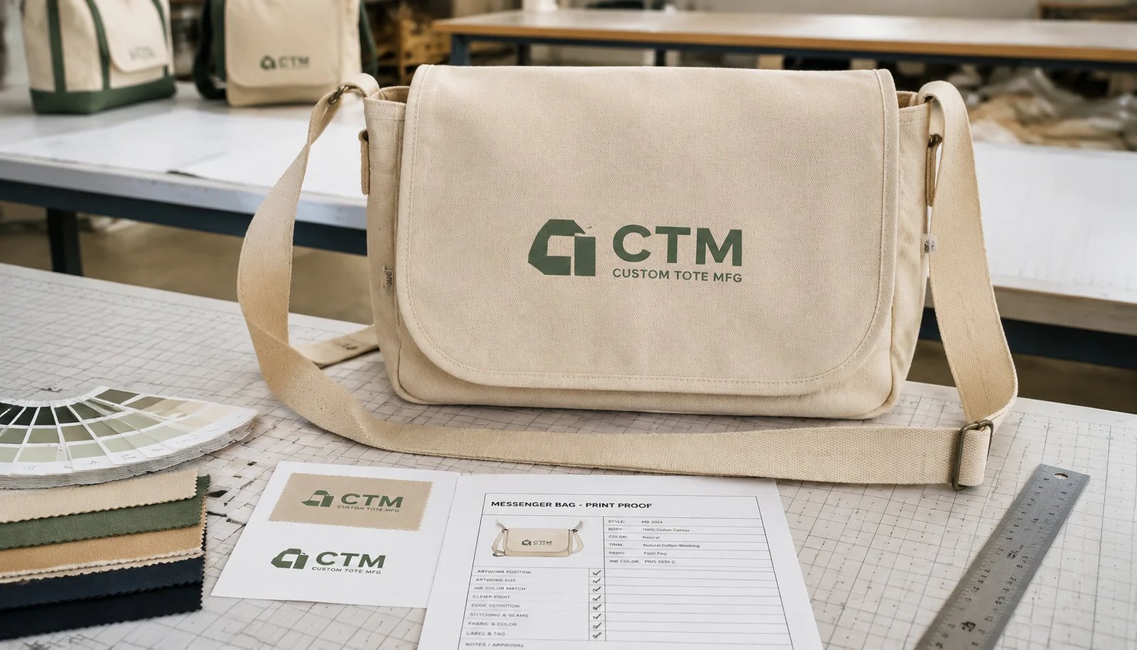 Custom Canvas Messenger Bags: Print Proofing Guide for Natural Grocers