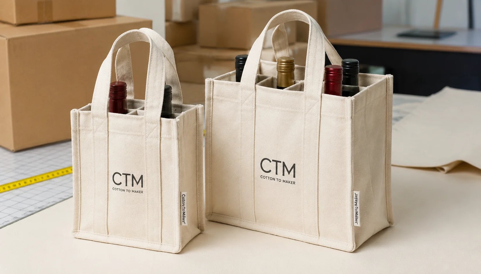 Custom Canvas Wine Carriers: Shipping Carton Planning for Natural Grocers