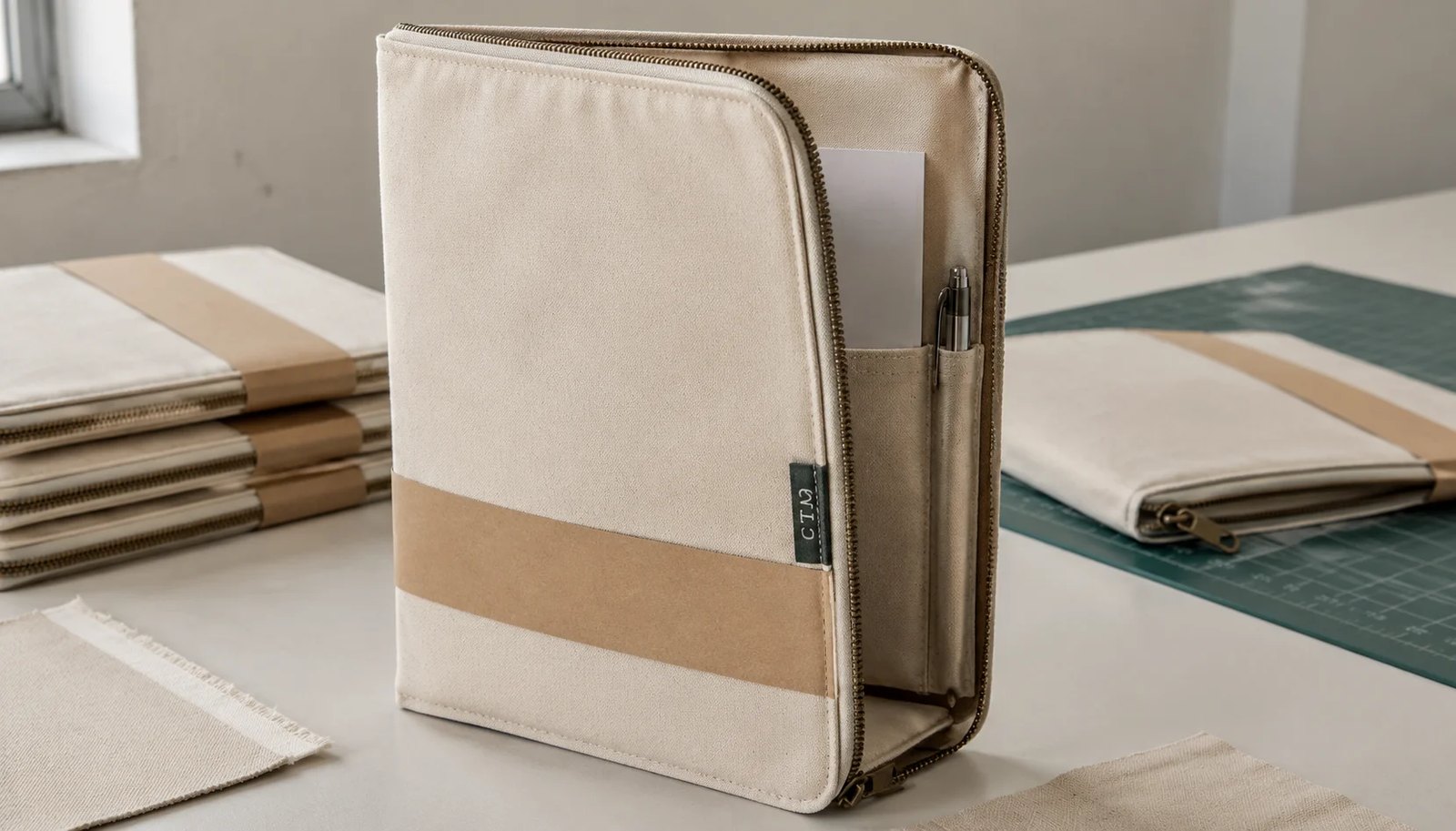 RFQ Template for Custom Canvas Zipper Portfolios for Natural Grocers