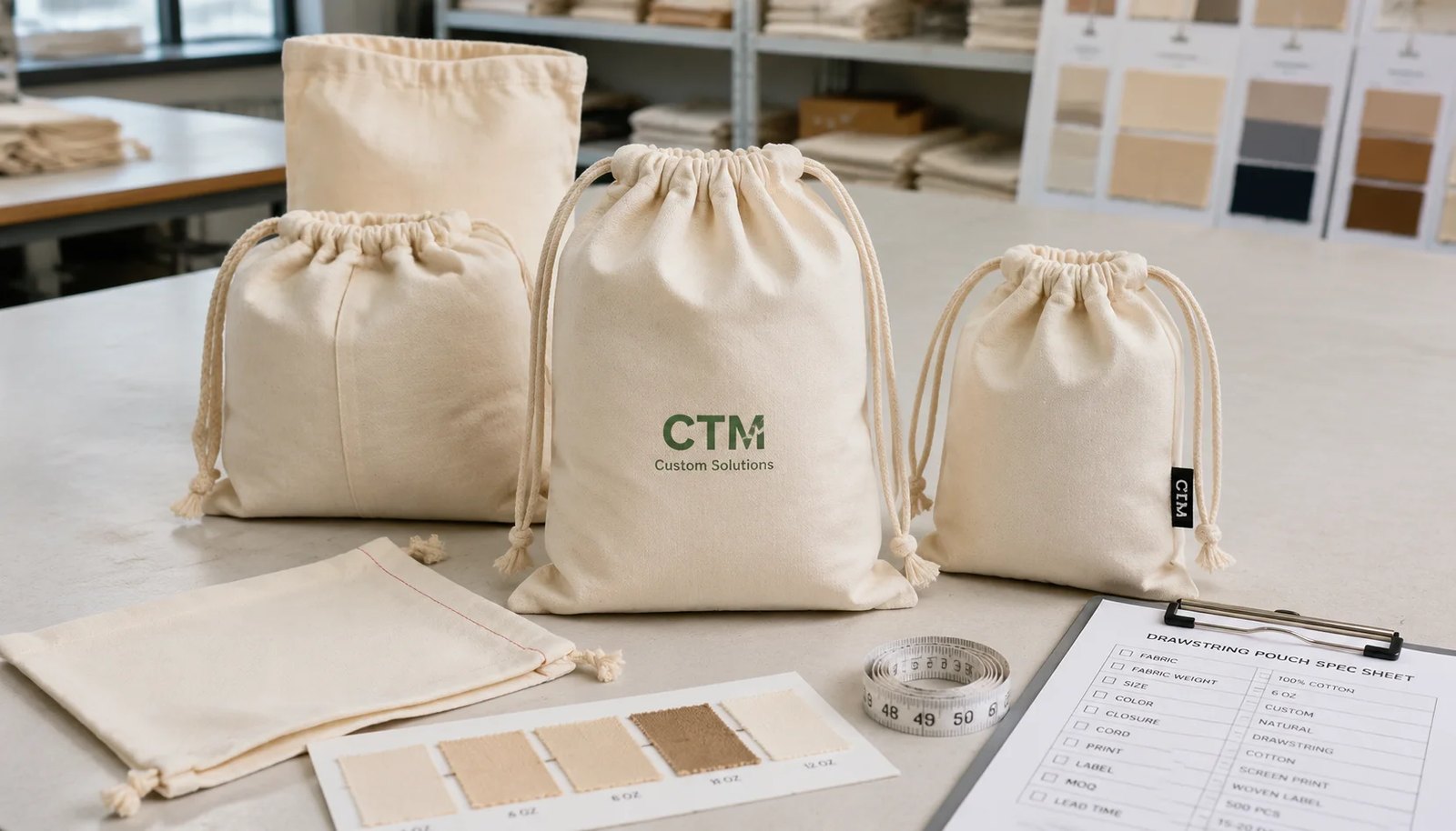 Custom Cotton Drawstring Pouch Supplier Checklist for Natural Grocers