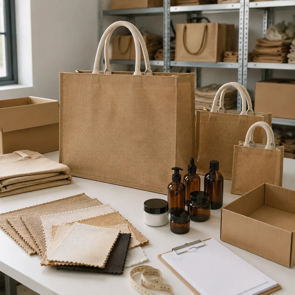 Jute Tote Bags for Skincare Brands: Shipping Carton Planning Guide