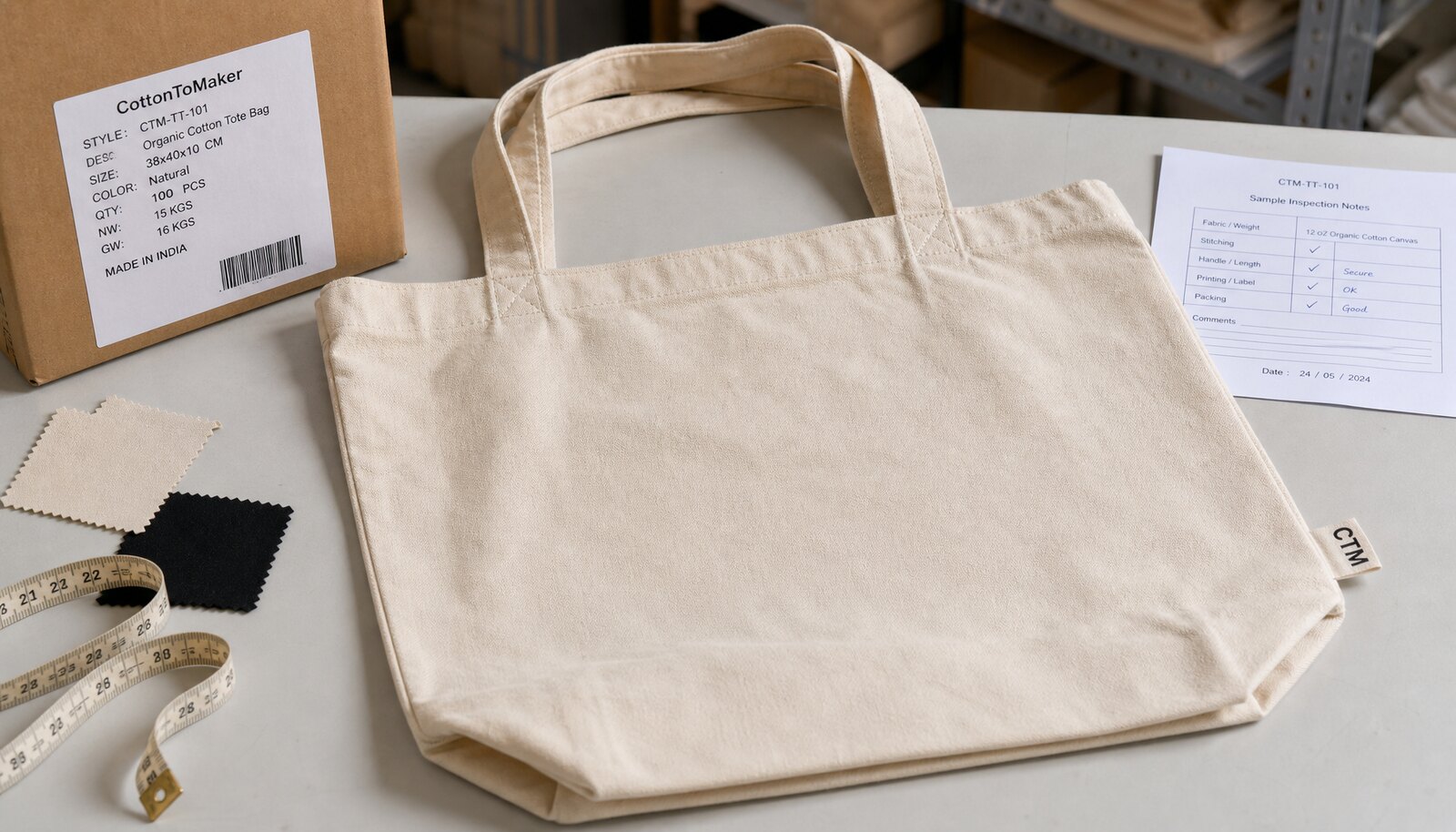 Organic Cotton Bag For Ecommerce Brands Cost Review buyer guide with CTM label and factory evidence