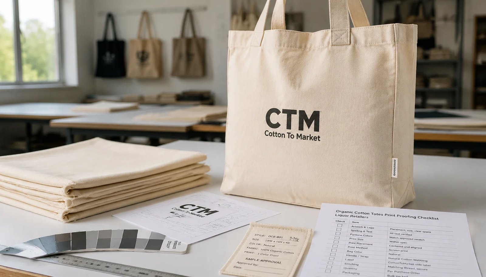 Organic Cotton Totes Print Proofing Checklist for Liquor Retailers