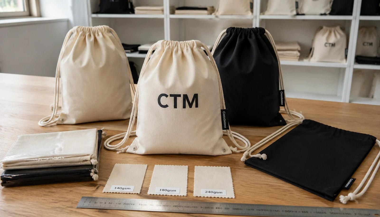 Wholesale Cotton Drawstring Backpacks: Lead Time Guide for Liquor Buyers