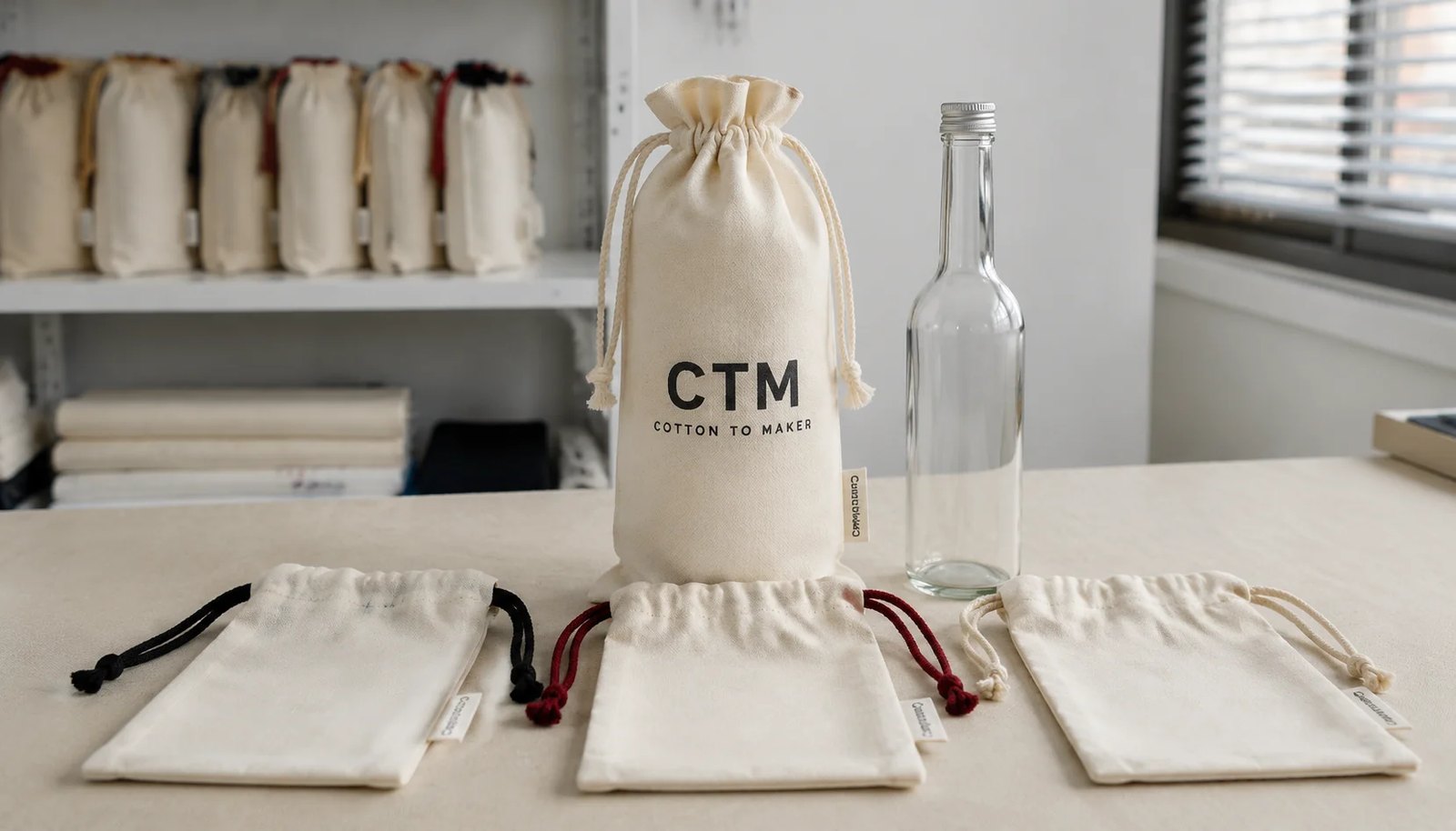 Wholesale Cotton Drawstring Pouches: MOQ Guide for Liquor Buyers