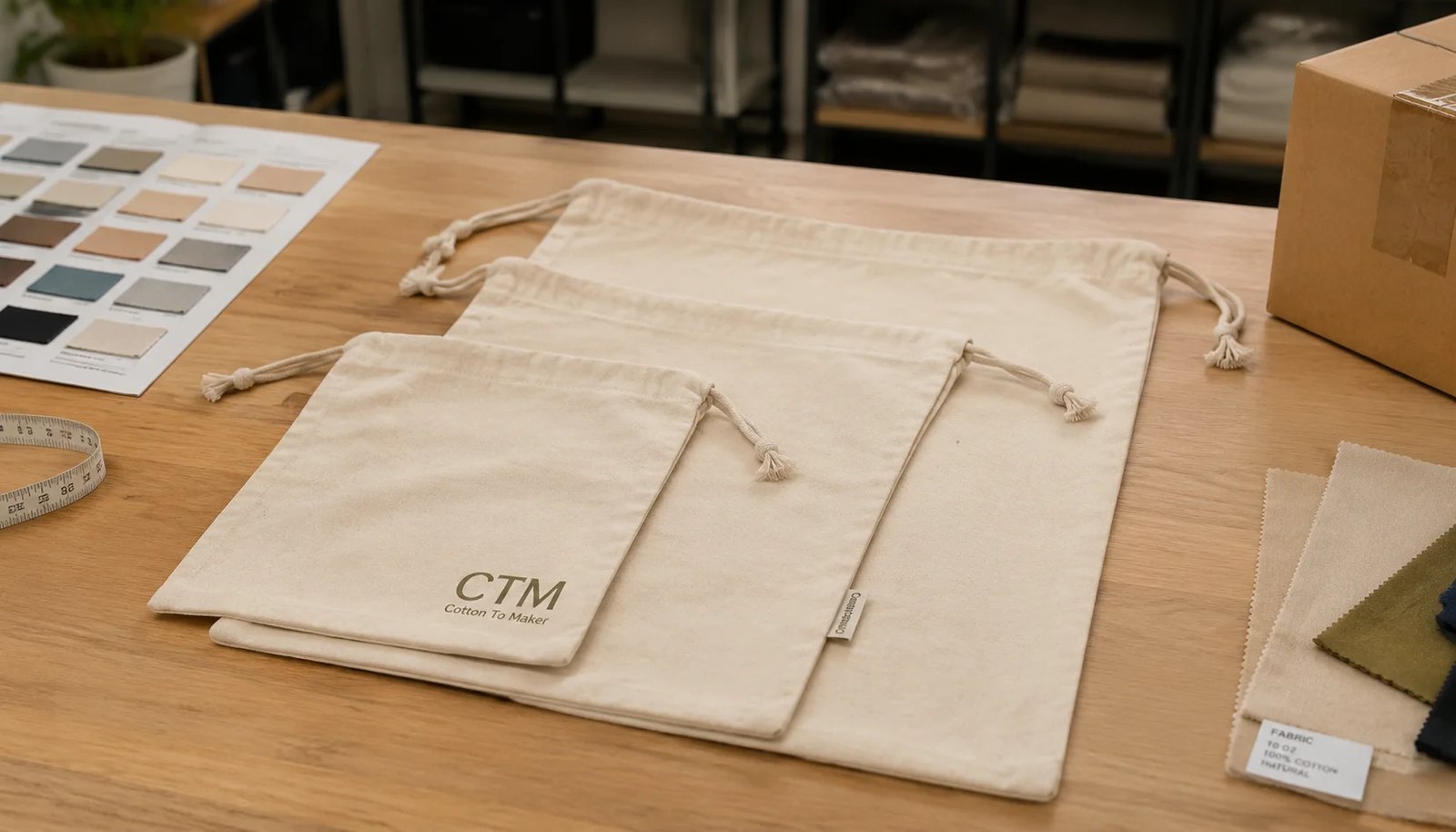 Wholesale Cotton Drawstring Pouches: MOQ Negotiation Guide for Grocers