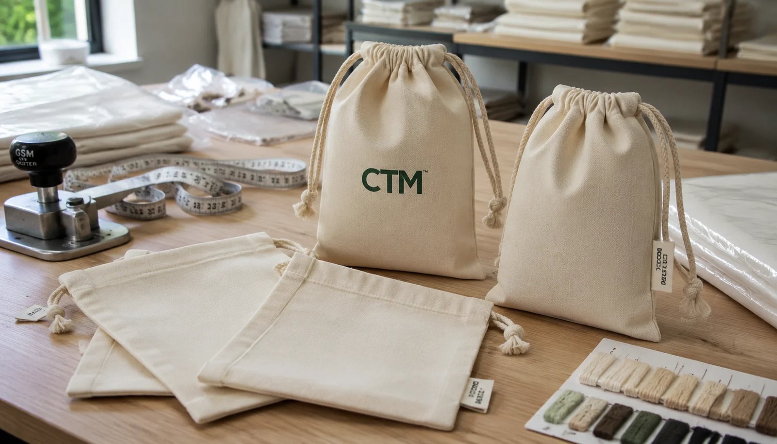 Wholesale Cotton Drawstring Pouch QC Guide for Natural Grocer Buyers